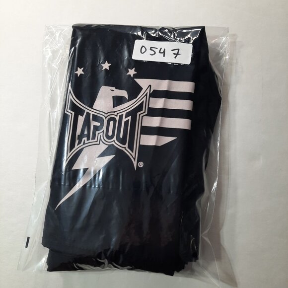 Tap Out Shorts Mens Size 38 Black Boxing MMA Martial Arts Adjustable Y2K 2000s - Picture 8 of 8